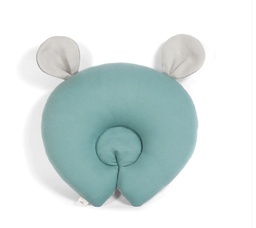 [1030026025016] ALMOHADA ANTICABEZA PLANA BÁSICO AZUL/CENIZA SÓLIDO