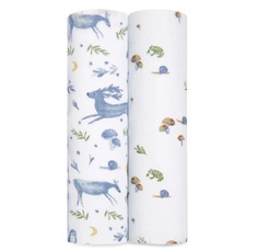 [ASWO20002] mantas de muselina clásica outdoors 2-pack 