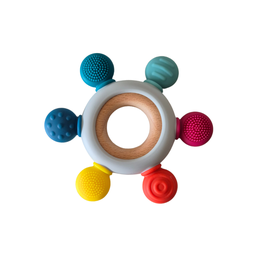 [LF-WB309-1] MORDEDOR DE SILICONA ATOMO COLORES AZULES