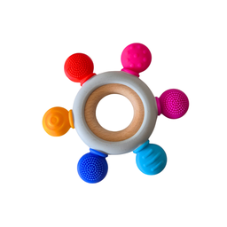 [LF-WB309-3] MORDEDOR DE SILICONA ATOMO COLORES VIVOS