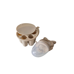 [LF-WB025328-BEI] SET CUBETA REDONDA CON CHUPON ALIMENTADOR BEIGE (2 PZS)