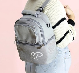 [MP-TEX002] COOLER BAG GRIS PARA LECHE MATERNA - BOLSO REFRIGERANTE