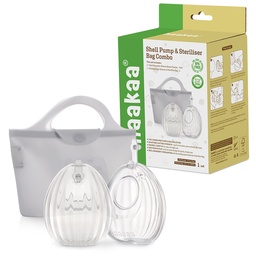 [9420060229516] EXTRACTOR DE SILICONA SHELL 75ML x2 CON BOLSA ESTERILIZADA