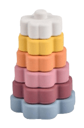 [JUG0001] JENGA DE SILICONA PARA BEBÉS