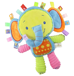 [QORI022] ELEFANTE DE APEGO CON SONAJAS