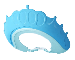 [QORI038] GORRO DE BAÑO CORONA CELESTE