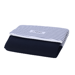 [POR-AZU-RAY] CAMBIADOR PORTÁTIL AZUL/RAYAS PLOMAS