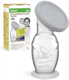 [9420060202663] SET DE EXTRACTOR DE LECHE DE SILICONA GEN.1 & TAPA DE SILICONA (4oz./100ml)